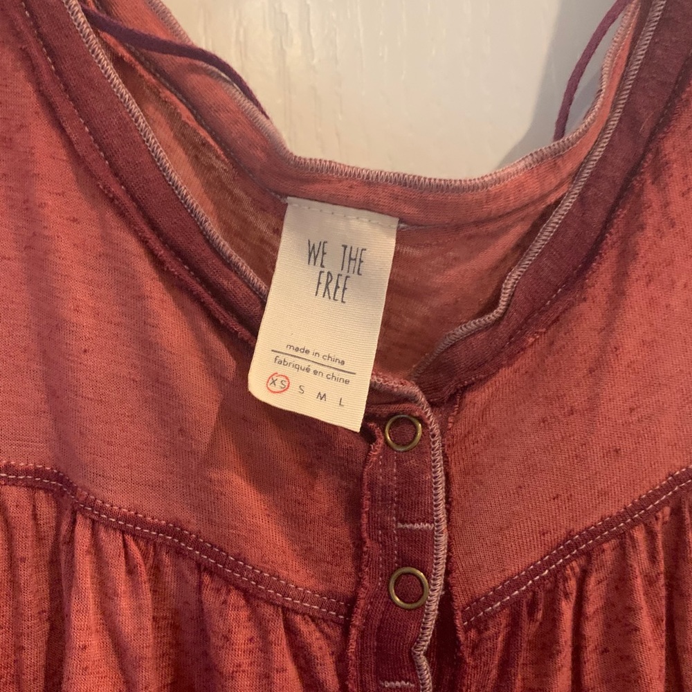 Sleeveless Free People top